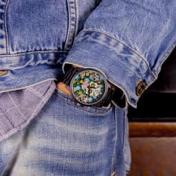 Cool Men's Watch Flowers New in Men's Watches Wrist Timepiece Gift Customizable Patterns Colorful Skull Souvenir