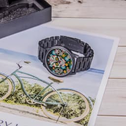 Cool Men's Watch Flowers New in Men's Watches Wrist Timepiece Gift Customizable Patterns Colorful Skull Souvenir