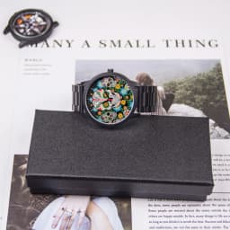 Cool Men's Watch Flowers New in Men's Watches Wrist Timepiece Gift Customizable Patterns Colorful Skull Souvenir