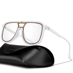 Men and Women's Photochromic Cycling Sunglasses with Case Outdoor Sports Cycling Fishing Hiking Glasses Unisex UV400 Eyewear
