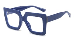 Colorful Anti Blue Light Glasses For Women Square Oversized Black Ladies Optical Glasses Frame Clear Lens Female Eyeglasses