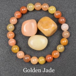 Natural Golden Obsidian Stone Beads Bracelet Men Women Golden Light Rainbow Obsidian Raw Stone Round Bead Natural Energy Jewelry