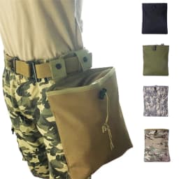 MOLLE Dump Pouch Hunting Mag Recovery Bag Drawstring Magazine Recycling Storage Pack Hunting Gear Holder Accessory Bag