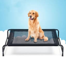 For Outdoor Home Use Elevated Big Dog Bed Summer Dog Nest Convenient Carry Moisture Proof Non-Slip Large Cat Bed Durable