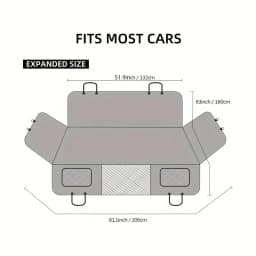 Dog Seat Cover Car Seat Cover For Pets,Waterproof Pet Seat Cover Hammock Scratch Proof Nonslip Durable Soft Pet Back Seat Covers