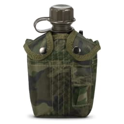 Outdoor Camouflage Military Canteen Bottle Backpacking Survival Water Kettle Camping Hiking Bottle 1L Large-capacity Kettle