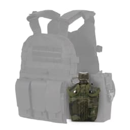 Outdoor Camouflage Military Canteen Bottle Backpacking Survival Water Kettle Camping Hiking Bottle 1L Large-capacity Kettle