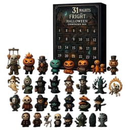31 Nights Of Fright For Halloween Countdown Box 2025 Advents Calendar For Halloween With 31 Spookys Surprise Toys For Kids