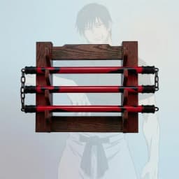 19.6in Zenin Maki Sansetsukon Katana Real Size Japanese Three-Section Staff Jujutsu Kaisen Katana Anime Cosplay Prop Toy Gifts