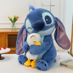 30-80cm Stitch Baby Hug Duck Doll Cloth Doll Pillow Stitch Internet Celebrity Plush Toy Cute Plush Toy Large Birthday Gift