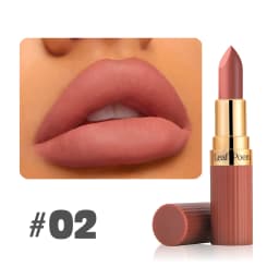 6 Colors Matte Waterproof Velvet Nude Lipstick Sexy Red Brown Pigments Long Lasting Profissional Makeup Cosmetics