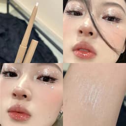 Ultra-fine Pink Pearl Lying Silkworm Pencil Matte Natural Brighten Shiny Highlighter Champagne Eyeshadow Stick Eyeliner Gel Pen