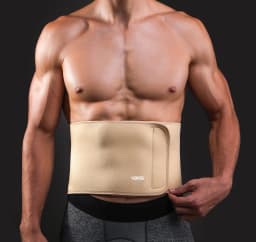 Neoprene Waist Trimmer Belt for Men Women - Waist Trainer Sweat Belt for Weight Loss & Fat Burn, Adjustable Slimming Corset for