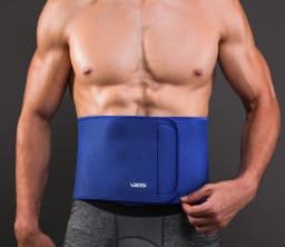 Neoprene Waist Trimmer Belt for Men Women - Waist Trainer Sweat Belt for Weight Loss & Fat Burn, Adjustable Slimming Corset for