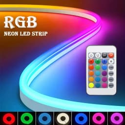 1 Roll of Low-Voltage 5V Flexible Rgb Color-Changing Neon Led Light Strip, USB Interface, with 24-Key Multi-Function Controller, Can Switch Light Colors and Adjust Light Brightness, Used for Gaming, Electric Car Decoration, House Bedroom Ceiling Wall DIY Decoration, Family Parties, Parent-Child Activities, Holiday Atmosphere, Music Stage, Ktv, and Other Decorations