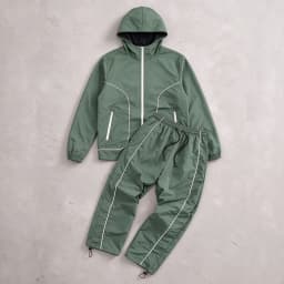 Men's Trendy 2 Piece Tracksuit Set Hooded Full Zip Windbreaker Jacket Coat Tops Quick Dry Athletic Jogger Pants Trousers