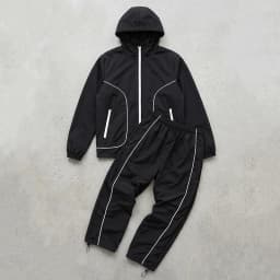 Men's Trendy 2 Piece Tracksuit Set Hooded Full Zip Windbreaker Jacket Coat Tops Quick Dry Athletic Jogger Pants Trousers