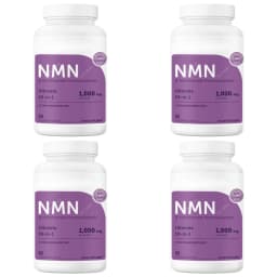NMN Capsules 1000mg Per Serving with Resveratrol CoQ10 Vitamin C Vegan Formula Daily Wellness Supplement Clean Ingredients 120Ct