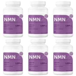 NMN Capsules 1000mg Per Serving with Resveratrol CoQ10 Vitamin C Vegan Formula Daily Wellness Supplement Clean Ingredients 120Ct