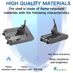 2026 New For Dyson V8 21.6V 12800mAh Replacement Battery for Dyson V8 Absolute Cord-Free Vacuum Handheld Vacuum Cleaner Battery