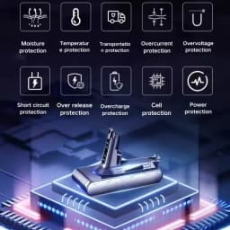2026 New For Dyson V8 21.6V 12800mAh Replacement Battery for Dyson V8 Absolute Cord-Free Vacuum Handheld Vacuum Cleaner Battery