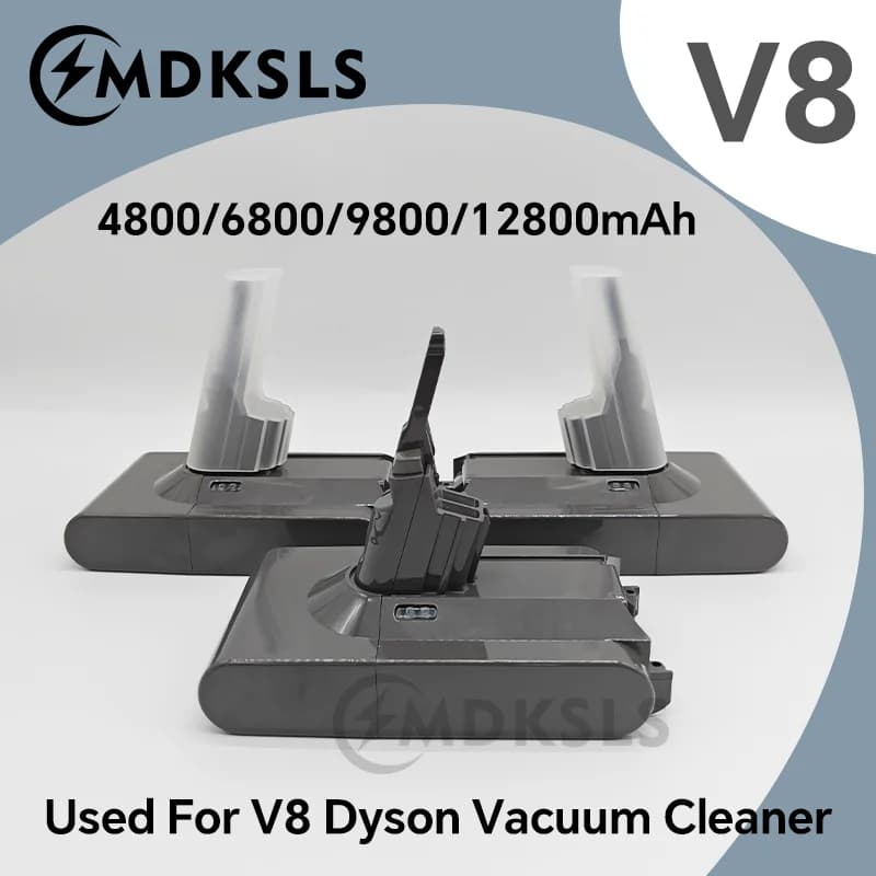 2026 New For Dyson V8 21.6V 12800mAh Replacement Battery for Dyson V8 Absolute Cord-Free Vacuum Handheld Vacuum Cleaner Battery