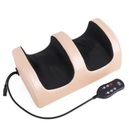 Electric Foot Massage Machine Hot Compress Massage Kneading Foot Health Care Shiatsu Roller Calf Vibrator Relieve Muscle Fatigue