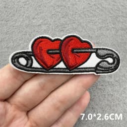 Punk Skull Embroidered Patches For Clothing Sticker Horror Patch Iron On Patches On Clothes DIY Sewing/Fusible Patch