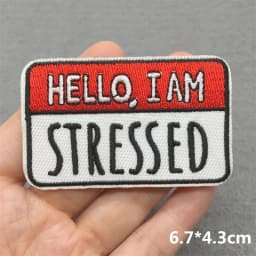 Punk Skull Embroidered Patches For Clothing Sticker Horror Patch Iron On Patches On Clothes DIY Sewing/Fusible Patch