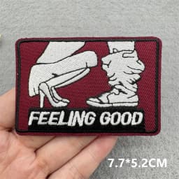 Punk Skull Embroidered Patches For Clothing Sticker Horror Patch Iron On Patches On Clothes DIY Sewing/Fusible Patch