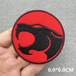 Punk Skull Embroidered Patches For Clothing Sticker Horror Patch Iron On Patches On Clothes DIY Sewing/Fusible Patch