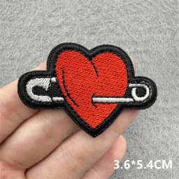 Punk Skull Embroidered Patches For Clothing Sticker Horror Patch Iron On Patches On Clothes DIY Sewing/Fusible Patch