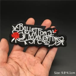 Band Rock Clothes Badges Iron On Patches Appliques Embroidered Music Punk Stripes for Clothes Jacket Jeans Diy Decoration