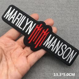 Band Rock Clothes Badges Iron On Patches Appliques Embroidered Music Punk Stripes for Clothes Jacket Jeans Diy Decoration