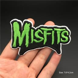 Band Rock Clothes Badges Iron On Patches Appliques Embroidered Music Punk Stripes for Clothes Jacket Jeans Diy Decoration