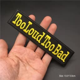 Band Rock Clothes Badges Iron On Patches Appliques Embroidered Music Punk Stripes for Clothes Jacket Jeans Diy Decoration