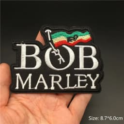 Band Rock Clothes Badges Iron On Patches Appliques Embroidered Music Punk Stripes for Clothes Jacket Jeans Diy Decoration