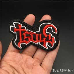 Band Rock Clothes Badges Iron On Patches Appliques Embroidered Music Punk Stripes for Clothes Jacket Jeans Diy Decoration