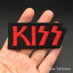 Band Rock Clothes Badges Iron On Patches Appliques Embroidered Music Punk Stripes for Clothes Jacket Jeans Diy Decoration