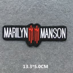 Band Rock Clothes Badges Iron On Patches Appliques Embroidered Music Punk Stripes for Clothes Jacket Jeans Diy Decoration