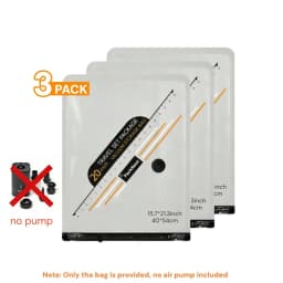 Vacuum Bags for Clothes Travel Set,Clothing Compression Bag That Saves Luggage Space,With Electric Pump for Travel & Home
