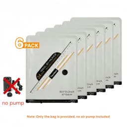 Vacuum Bags for Clothes Travel Set,Clothing Compression Bag That Saves Luggage Space,With Electric Pump for Travel & Home