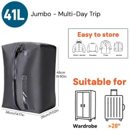 TPU Vacuum Storage Bags Waterproof Travel Flight Bag Durable Tear-Resistant Compression Seal Cube for Clothes Vacation Essential
