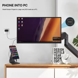 ZEUSLAP 18.5inch 1920*1080P 100Hz HDMI Type C Gaming Portable Monitor for Phone,NS, PS5, XBOX, PC, Laptop Extend Screen