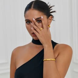 E.B.belle Classical Vintage Women Gold Plated Jewelry Set Chunky Statement Earring Rings India Dubai Gold Jewelry Accessories