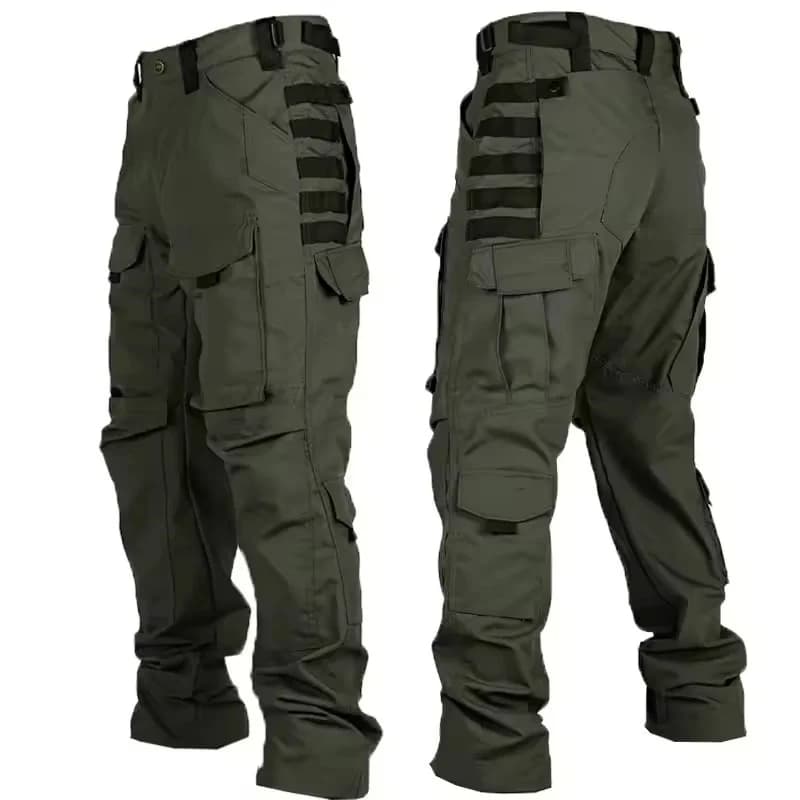 Field Combat Tactical Pants Men's Multi-pocket Multicam Camouflage Training Work Trousers Outdoor Hunting Waterproof Cargo Pants