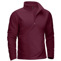 TACVASEN Turtleneck Fleece Sweatshirts Thermal Quarter-Zip Lightweight Pullovers Casual Warm Breathable Hiking Golf Sweaters