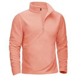 TACVASEN Turtleneck Fleece Sweatshirts Thermal Quarter-Zip Lightweight Pullovers Casual Warm Breathable Hiking Golf Sweaters