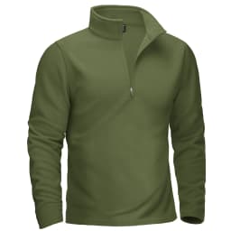 TACVASEN Turtleneck Fleece Sweatshirts Thermal Quarter-Zip Lightweight Pullovers Casual Warm Breathable Hiking Golf Sweaters