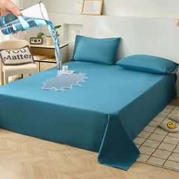 KDJEIKZ Waterproof Matted Oversized Bed Sheet Incontinence Prevention Urinary Pad Bedspread Cover Dustproof Washable No Pillow